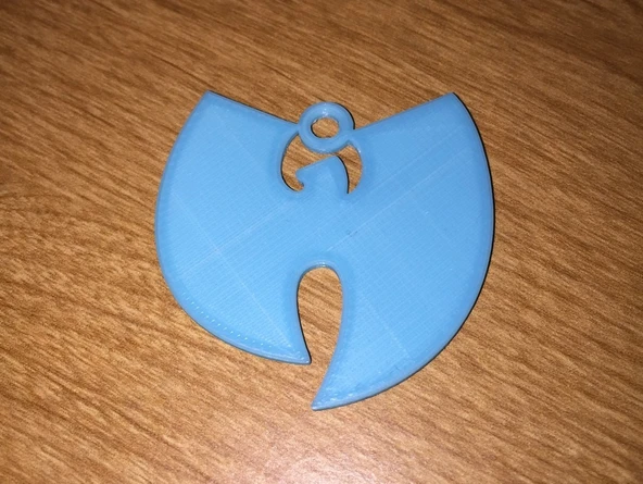 Byr Wu-Tang Klan Logosu Kolye (Plastik Aparattır!!!) 3D - Resim 5