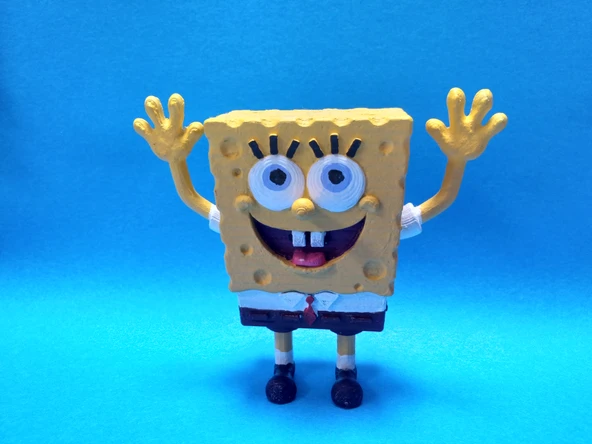 Byr Sünger Bob Kare Pantolon (Plastik Aparattır!!!) 3D - 2