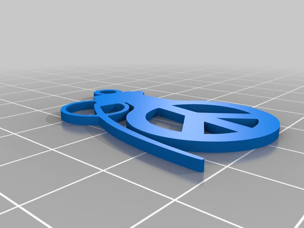 Byr Barış Bombası Kolye (Plastik Aparattır!!!) 3D - Resim 3