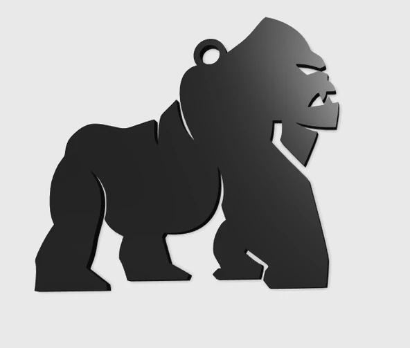 Byr Goril Kolye (Plastik Aparattır!!!) 3D - Resim 2