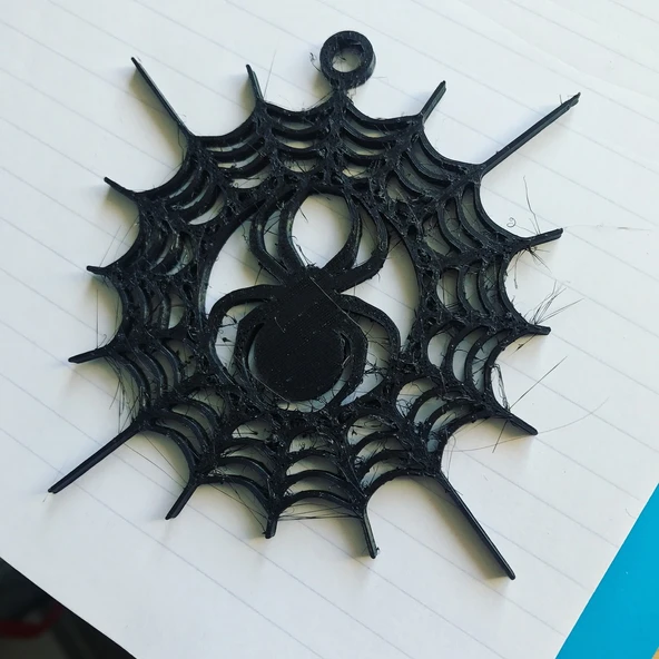 Byr Örümcek Örümcek Ağları Kolye (Plastik Aparattır!!!) 3D - 4