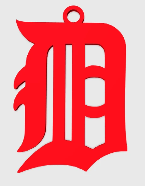 Byr Detroit Kolye (Plastik Aparattır!!!) 3D - 2