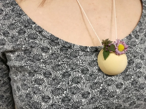 Byr Yarı Küre saksı kolye (Plastik Aparattır!!!) 3D - 3