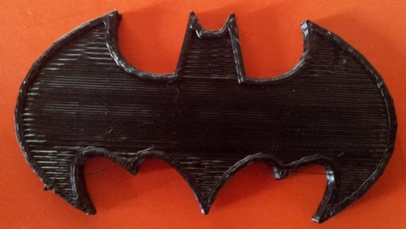 Byr Eski Okul Batman Mıknatısı (Plastik Aparattır!!!) 3D