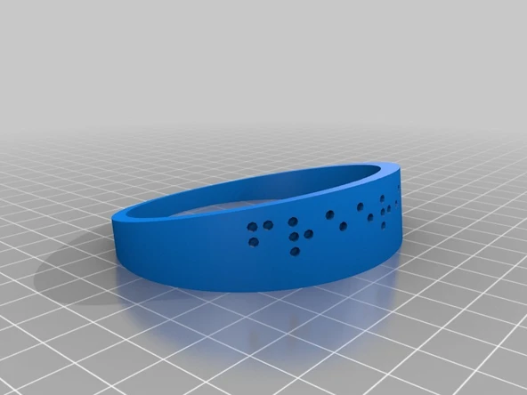 Byr Benim özelleştirilmiş bilezik braille (Plastik Aparattır!!!) 3D - 1