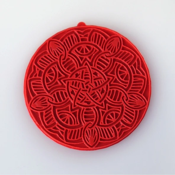 Byr Mandala Kolye (Plastik Aparattır!!!) 3D - 1