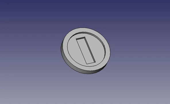 Byr Küpe veya kolye için Mario Bros Coin (Plastik Aparattır!!!) 3D - 5