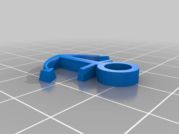 Byr Çapa Anahtarı / Kolye (Plastik Aparattır!!!) 3D - 2