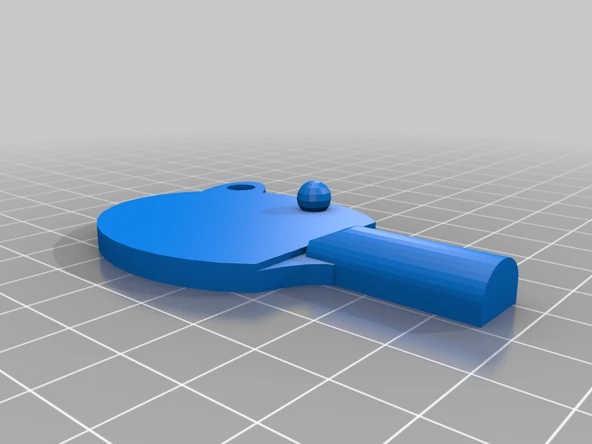 Byr PING PONG KÜREĞI ANAHTAR YÜZÜK (Plastik Aparattır!!!) 3D - 3