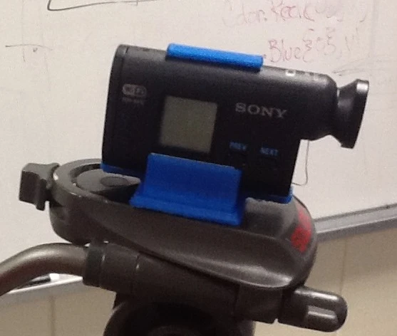 Byr Sony Action Cam için tripod yuvası (Plastik Aparattır!!!) 3D - 1