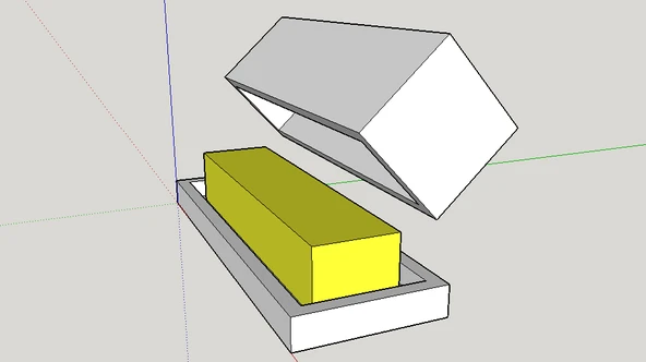Byr Basit tereyağı kapları (Plastik Aparattır!!!) 3D - 3