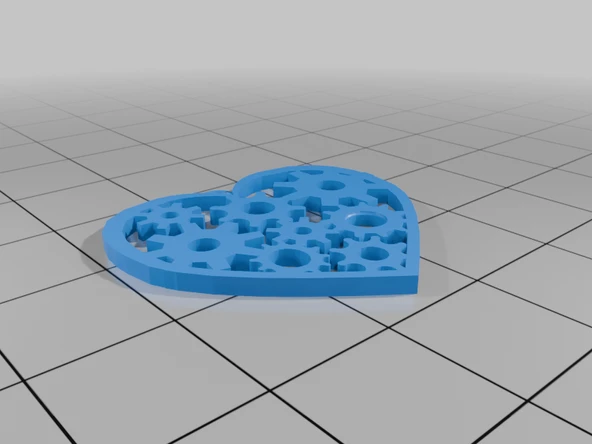 Byr Steampunk kalp kolye (Plastik Aparattır!!!) 3D ürün görseli