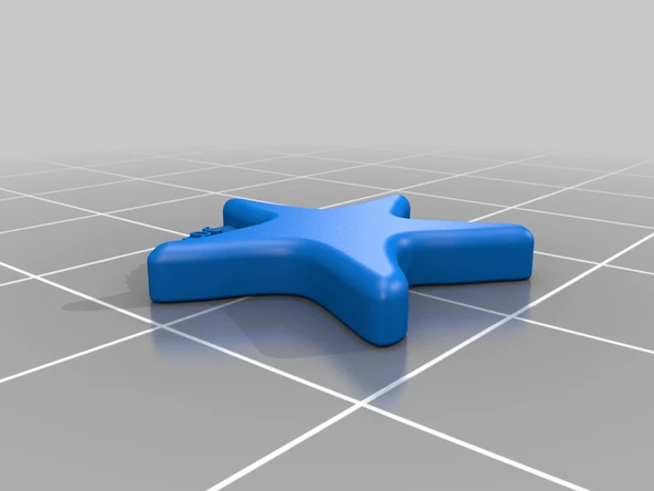 Byr Chloe denizyıldızı kolye cazibesi (Plastik Aparattır!!!) 3D - Resim 3