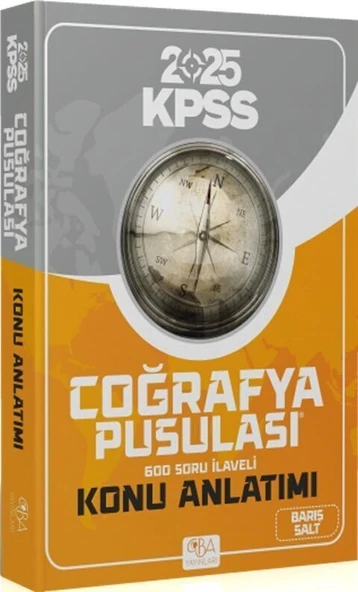 2025 KPSS Coğrafya Pusulası Konu Anlatımlı CBA Akademi