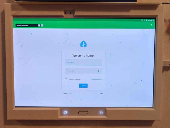 Samsung Galaxy Tab S 10.5 (SM-T805) Duvar montajı (Plastik Aparattır!!!)