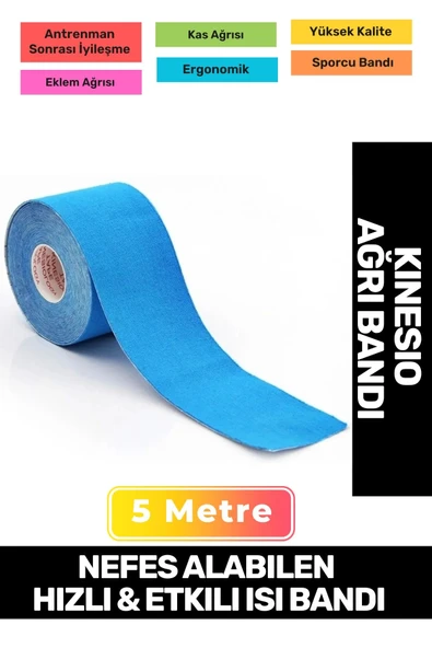 Hızlı Etkili Büyük Boy Kas Eklem Bel Bacak Kol Boyun Sırt Omuz Karın Kalça Ağrı Isı Bandı 5cmx5m