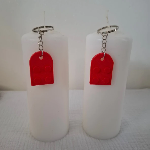 2 Lego tarzı parçalarda kalp anahtarı (Plastik Aparattır!!!) - 4