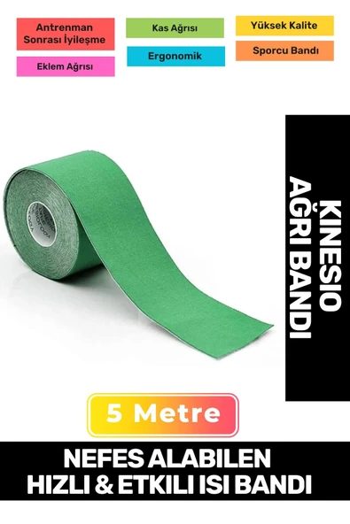 Hızlı Etkili Büyük Boy Kas Eklem Bel Bacak Kol Boyun Sırt Omuz Karın Kalça Ağrı Isı Bandı 5cmx5m