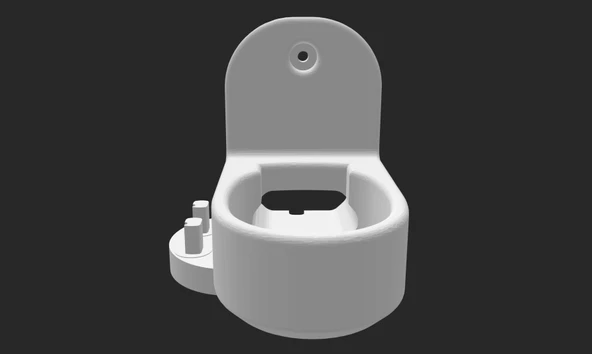 Byr Oral-B / Braun diş fırçası şarj cihazı için duvar montajı (Plastik Aparattır!!!) 3D - Resim 3