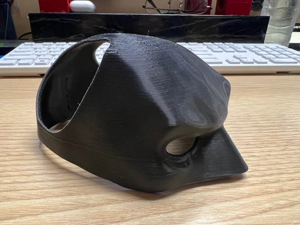 Byr CatBat Maskesi sabit geometri (Plastik Aparattır!!!) 3D - 4