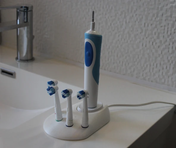 Byr OralB Braun elektrikli diş fırçası desteği (4 başlıklı versiyon) - Elektrikli diş fırçası desteği (Plastik Aparattır!!!) 3D - 5