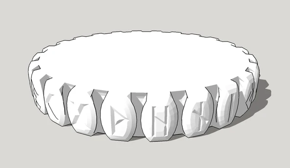 Byr Bilezik - Runic Pusula (Plastik Aparattır!!!) 3D - Resim 2