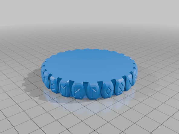 Byr Bilezik - Runic Pusula (Plastik Aparattır!!!) 3D - Resim 3