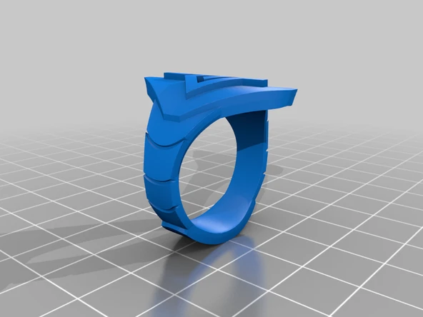 Byr Maya Üçgenleri Yüzük (Plastik Aparattır!!!) 3D - 3