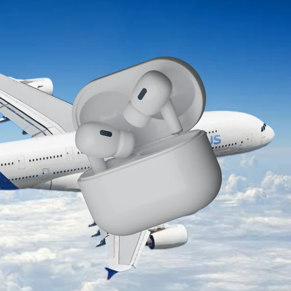 Uçak AirPods Kılıfı (Plastik Aparattır!!!)