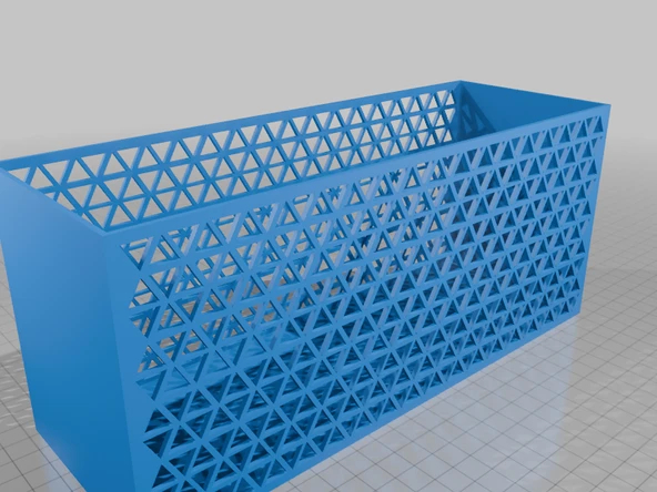 Byr Dekoratif Telkari Geometrik Kutu - Üçgenler (Plastik Aparattır!!!) 3D - 3