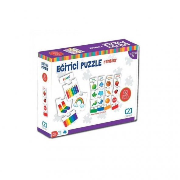 Ca Games Eğitici Puzzle Renkler 60 Parça CA.5029 - 2