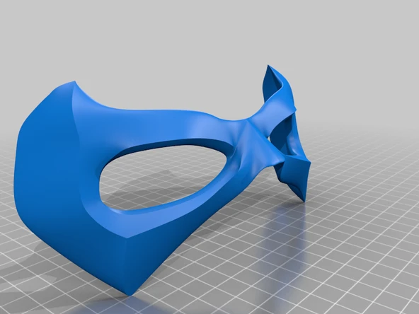 Byr Genel Süper Kahraman Maskesi (Sadece Plastik Aparattır!!!) 3D - 3