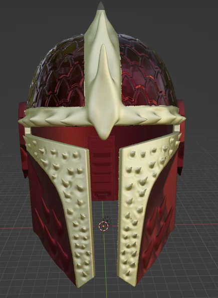 Byr EJDERHA MANDALORI KASK (Plastik Aparattır!!!) 3D - 3