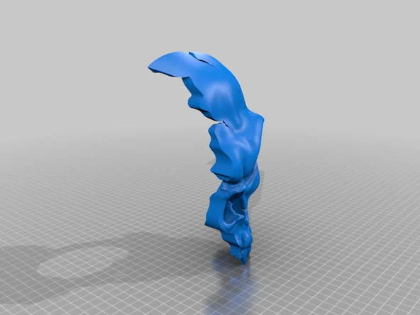 Byr yarım Kafatası Maskesi (Sadece Plastik Aparattır!!!) 3D - 4