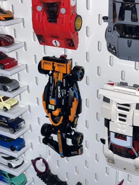 Byr LEGO McLaren F1 seti IKEA Skadis Bineği (Plastik Aparattır!!!) 3D - 2