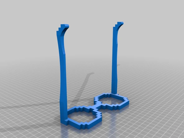 Byr Pixel v2 Güneş Gözlüğü (Sadece Plastik Aparattır!!!) 3D