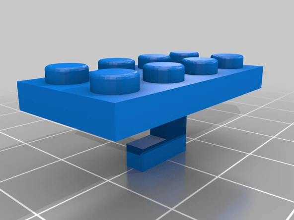 Byr LEGO McLaren F1 seti IKEA Skadis Bineği (Plastik Aparattır!!!) 3D - 4