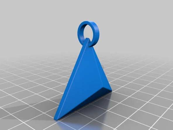 Byr Üçgen kolye (Plastik Aparattır!!!) 3D - Resim 2