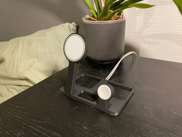iPhone ve Apple Watch için MagSafe Standı (Plastik Aparattır!!!)