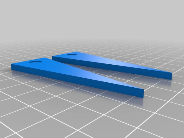 Byr Küpe Uzun üçgen kolye aros pendientes (Plastik Aparattır!!!) 3D - Resim 2