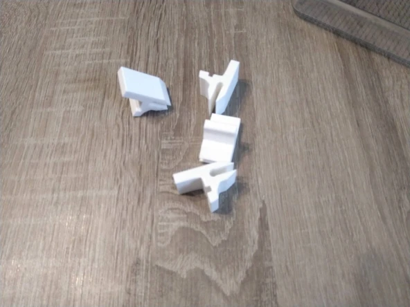 Byr Ernesto Mutfak Dolabı Düzenleyici istifleme tutucusu (Sadece Plastik Aparattır!!!) 3D - 3