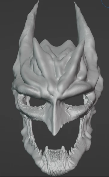 Byr Batman kabus maskesi diğer maskemin ölçeklenebilir remiksi (Sadece Plastik Aparattır!!!) 3D - Resim 4