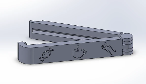 Byr Küçük Çanta Klipsi - İstek Üzerine Özelleştirilebilir (Sadece Plastik Aparattır!!!) 3D - 3