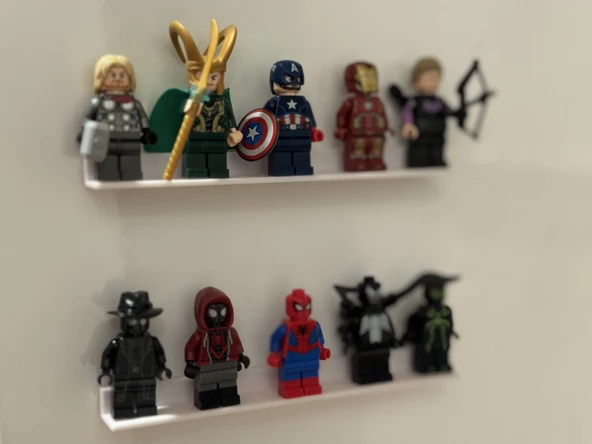 Byr Manyetik Lego Minifig ekranı (Sadece Plastik Aparattır!!!) 3D - 3