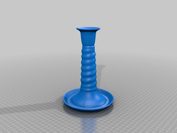 Byr GOUDA Çömlekçilik Şamdan - HOLLANDA 1910 DOLAYLARI (Plastik Aparattır!!!) 3D - 5