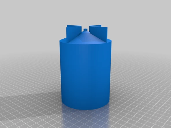 Byr Sütun mumu için balmumu kalıbı 80mm (Sadece Plastik Aparattır!!!) 3D