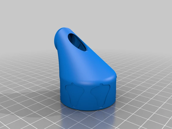 Byr Çay ışığı tutucusu merkezi duvara montaj V1.3 (Sadece Plastik Aparattır!!!) 3D - 3