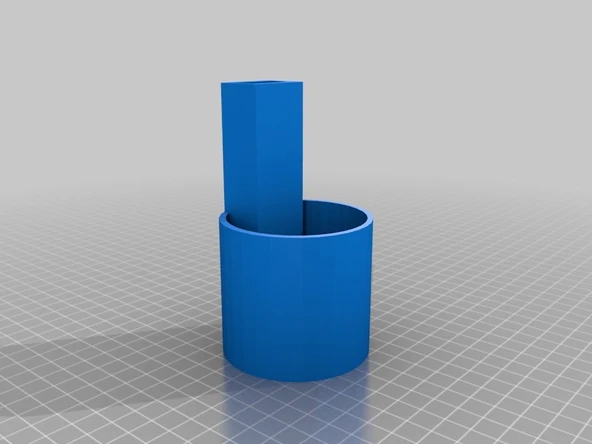 Byr Baofeng UV-5R Amatör Radyo HT bardak tutucu standı (Sadece Plastik Aparattır!!!) 3D