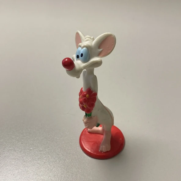 Byr Animaniacs "Pinky" bir demet çiçek tutuyor. (Sadece Plastik Aparattır!!!) 3D - Resim 3