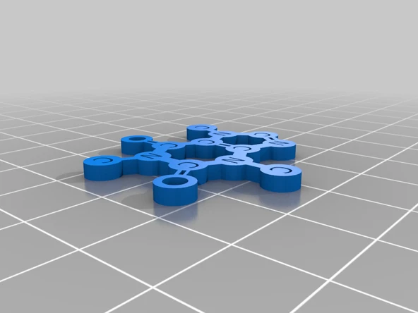 Byr Bu kafein molekülüdür, bunu kahve kupası servis altlığı olarak kullanabilirsiniz (Plastik Aparattır!!!) 3D - 5